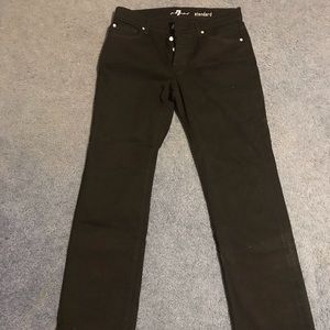 7 for all Mankind Men’s Black Jeans